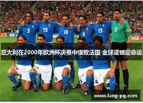 意大利在2000年欧洲杯决赛中惜败法国 金球遗憾定命运